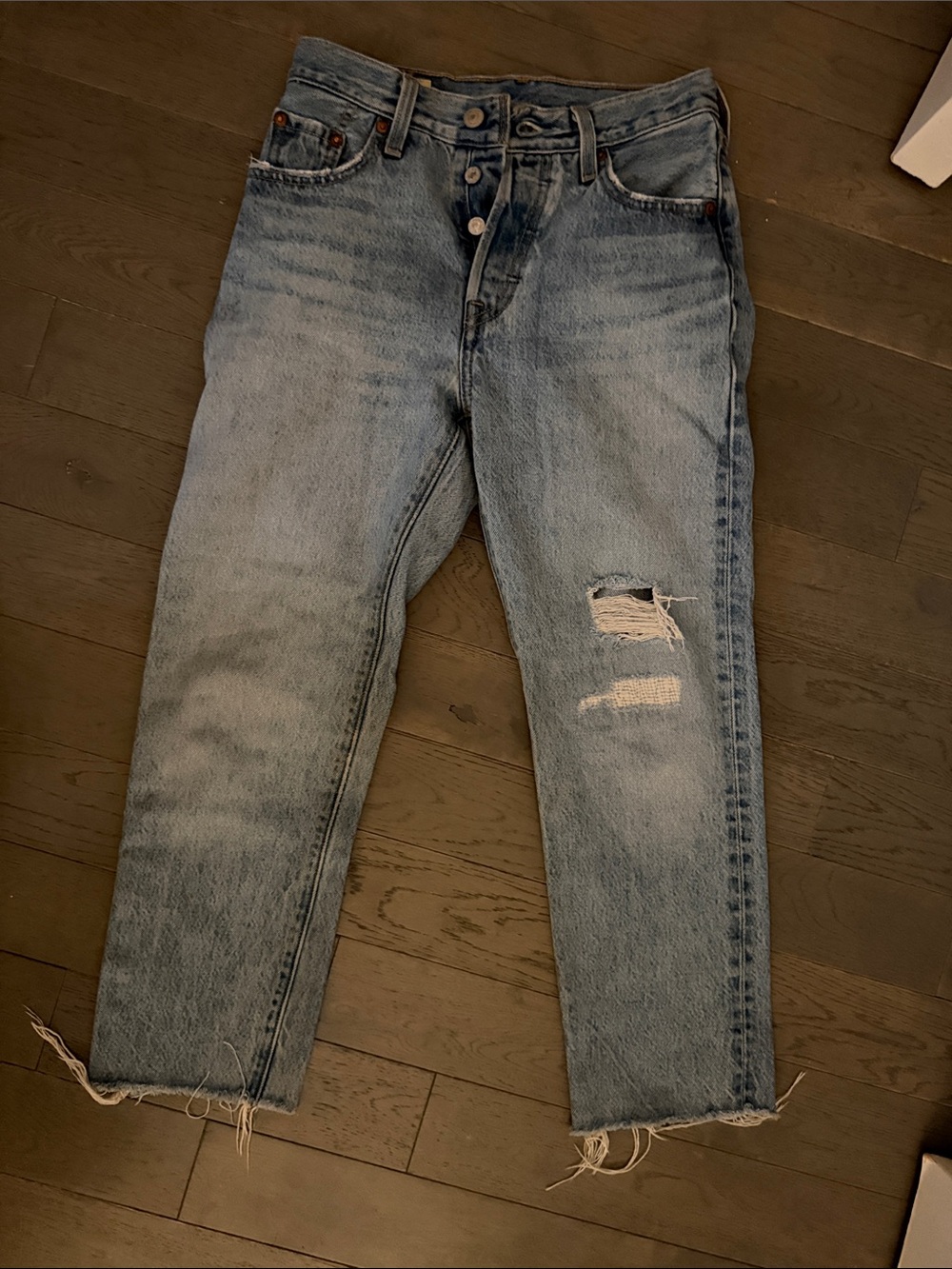 Levi's Blue Slim Straight Jeans